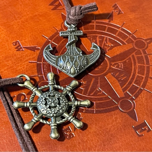 No Brand Travel Notebook/binder with blank black pages 3 rings - Picture 7 of 8